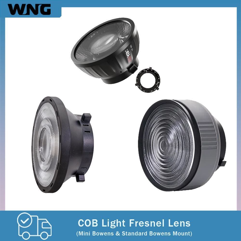 Photography Lighting For Products - Fresnel Lens 15-55 Degree Adjustable Focus