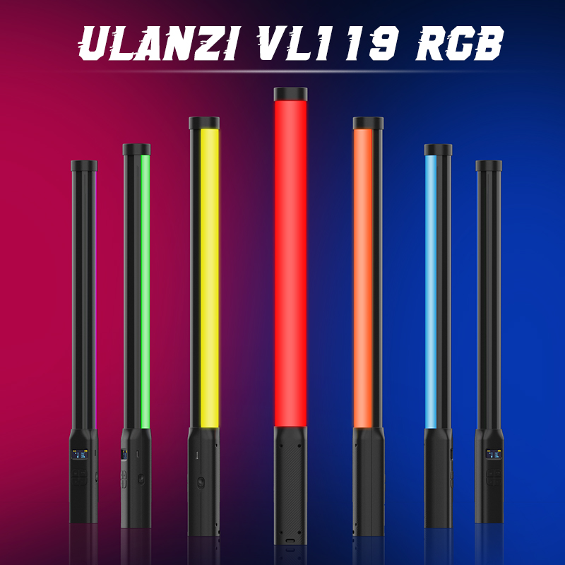 Photography Lighting System - Ulanzi VL119 Handheld RGB Colorful Stick