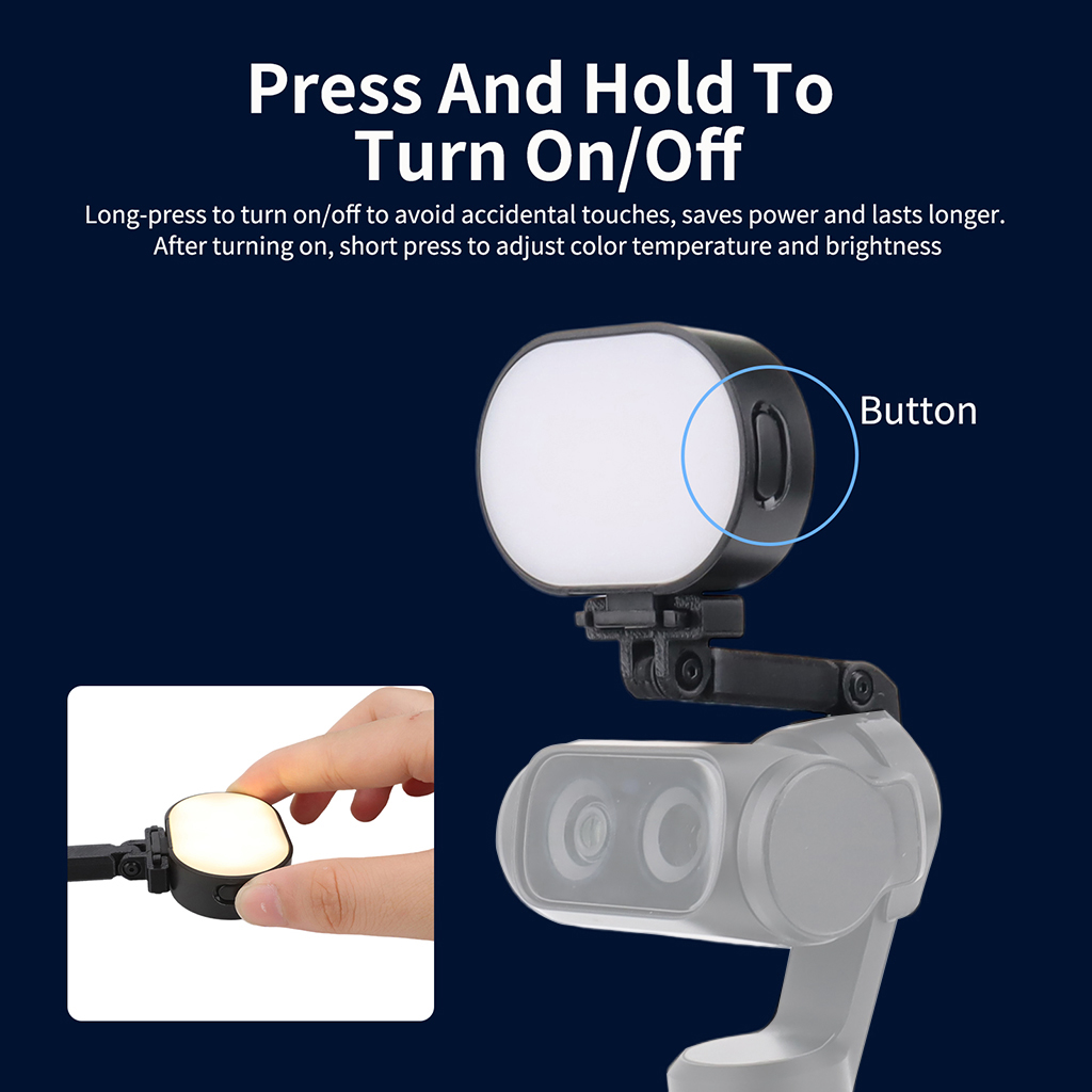 Photography Lighting Set - Portable Gimbal Fill Light For Insta360