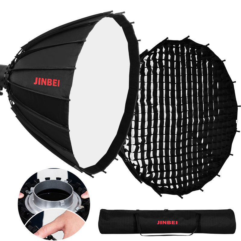 Parabolic Umbrella Deep - JINBEI 120cm Deep Reflective Parabolic Speedlite