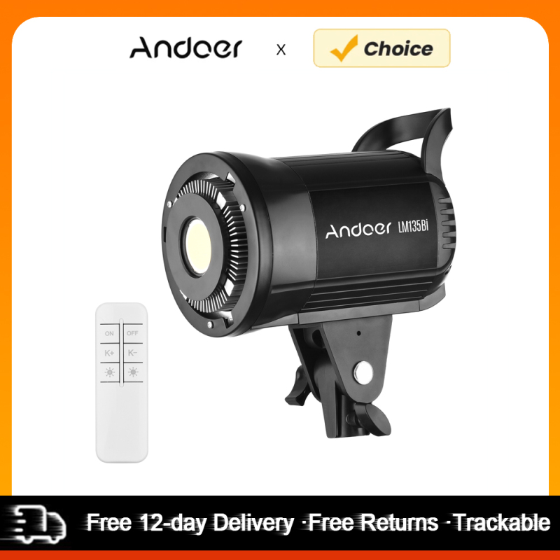 Photography Lighting System - Andoer LM135Bi Portable LED Photography Fill