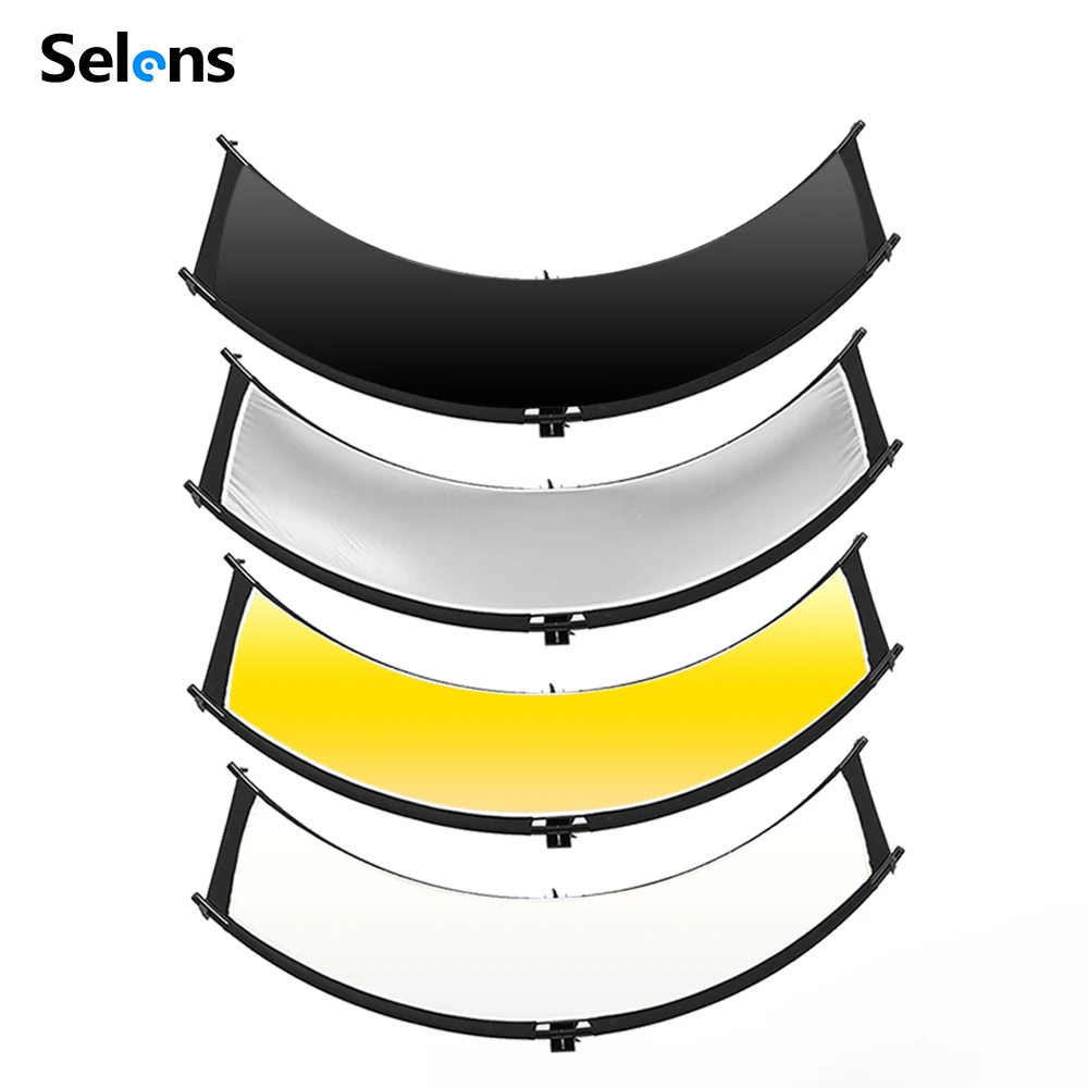 Photography Lighting Type - Selens 4-IN-1 U-typed 105x260cm Light Reflector
