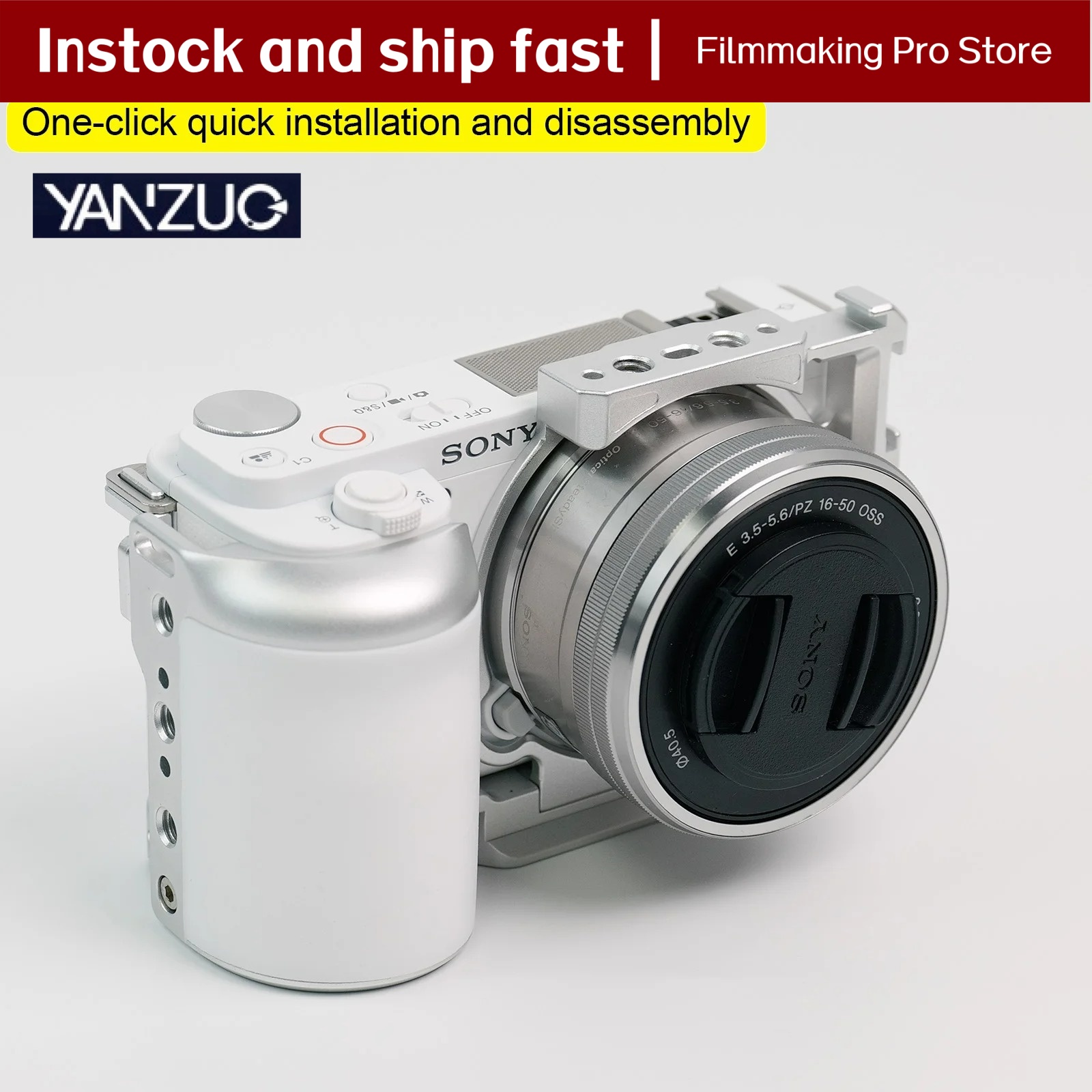 Sony Camera Zv-E10 - YANZUO ZV-E10 Camera Cage Aluminum Alloy