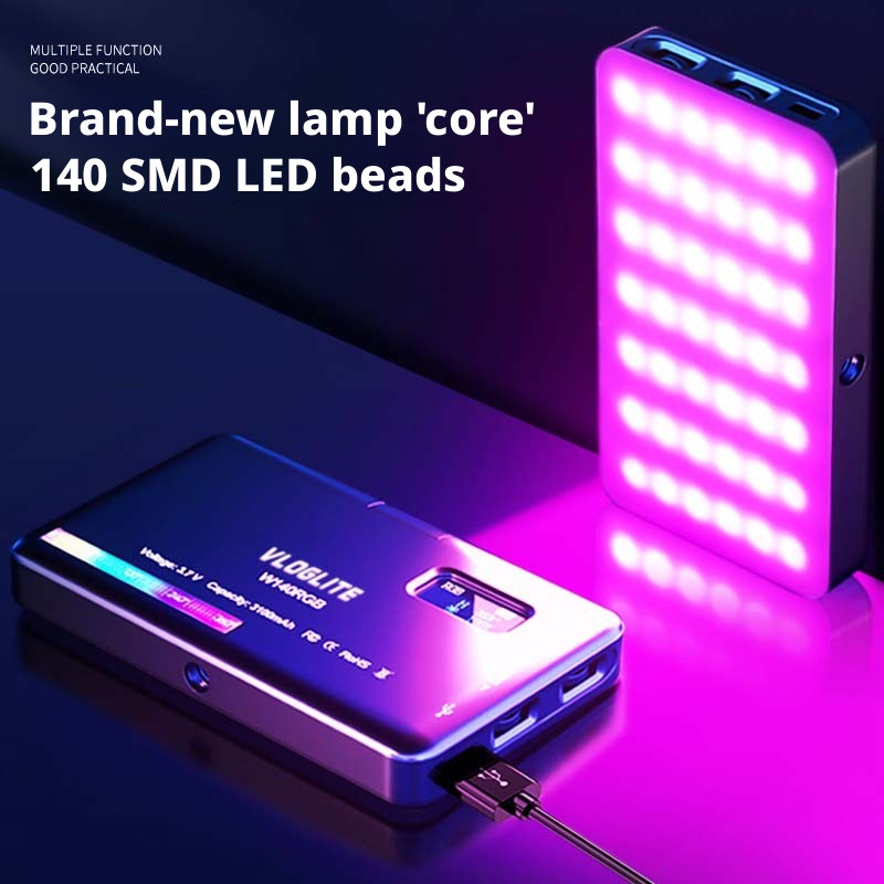 Photography Lighting Lamp - Mobile Rgb Fill Light Computer Video