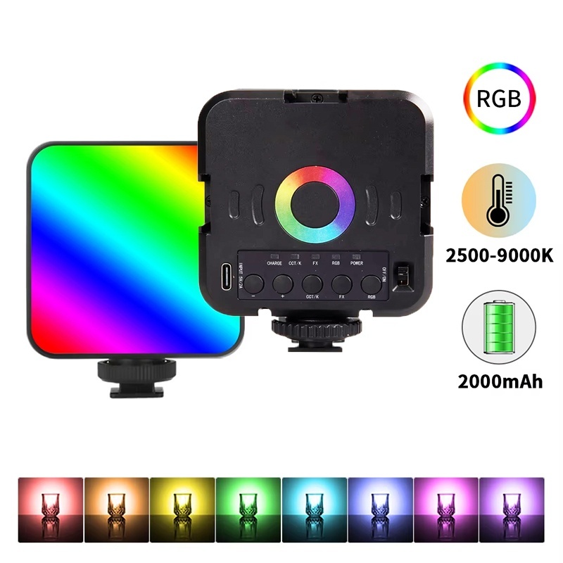 Photography Lighting Lamp - Portable Mini RGB Video Light Photography