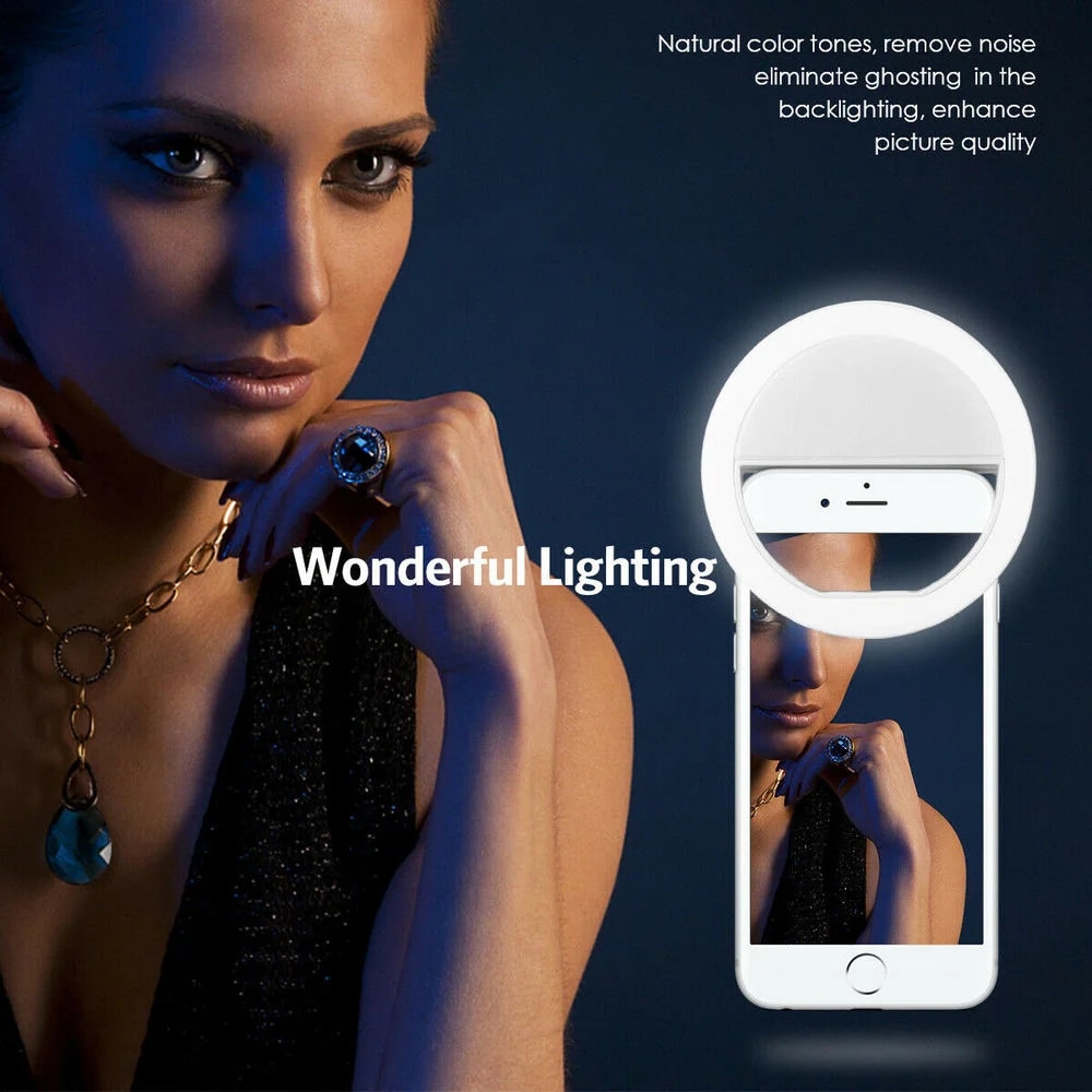 USB Rechargeable LED Selfie Ri - Photography Lighting Tent recension och pris