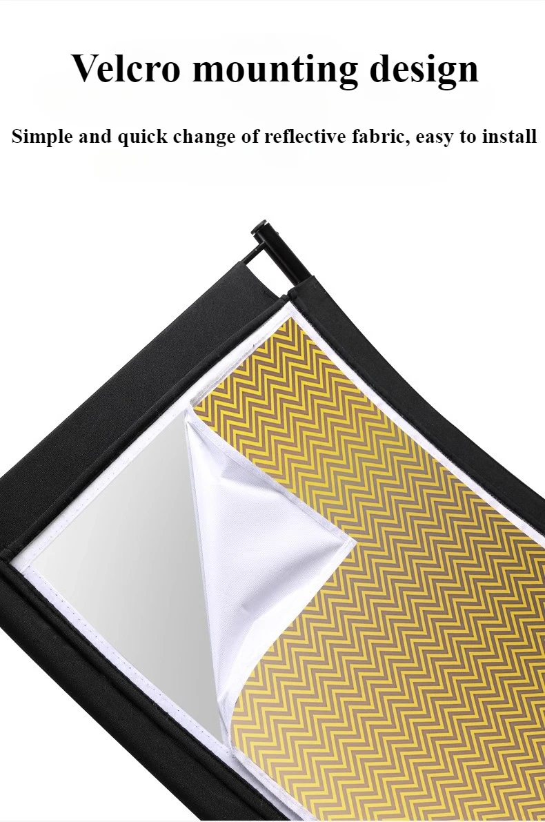 4-Color Cloth U-Type Reflector - Photography Lighting Type recension och pris