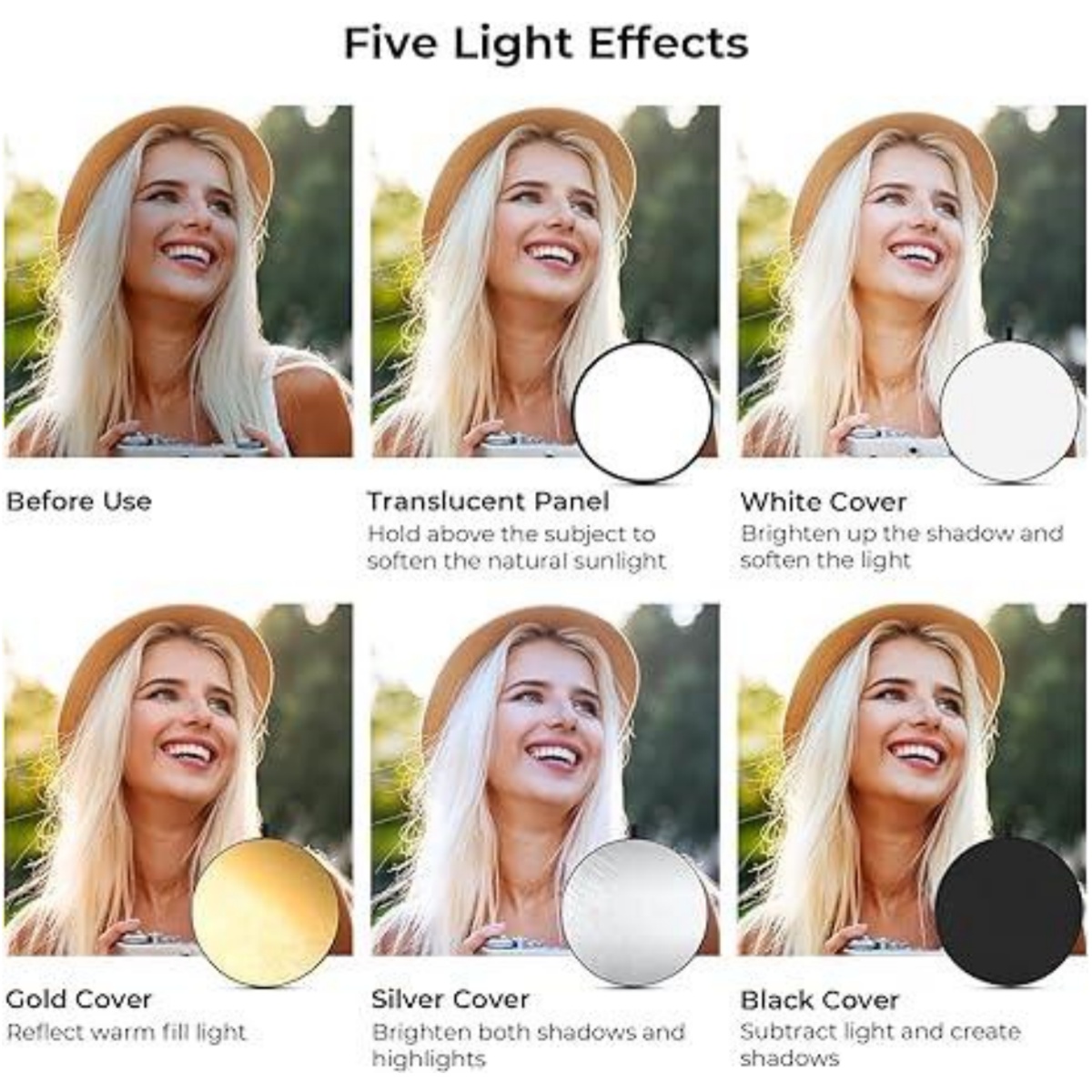HUANYINGBJB Portable 5 in 1 Ph - Photography Lighting For Studio recension och pris