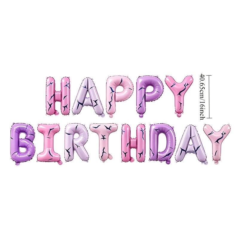 16inch purple pink Happy Birth - Photography Lightning recension och pris