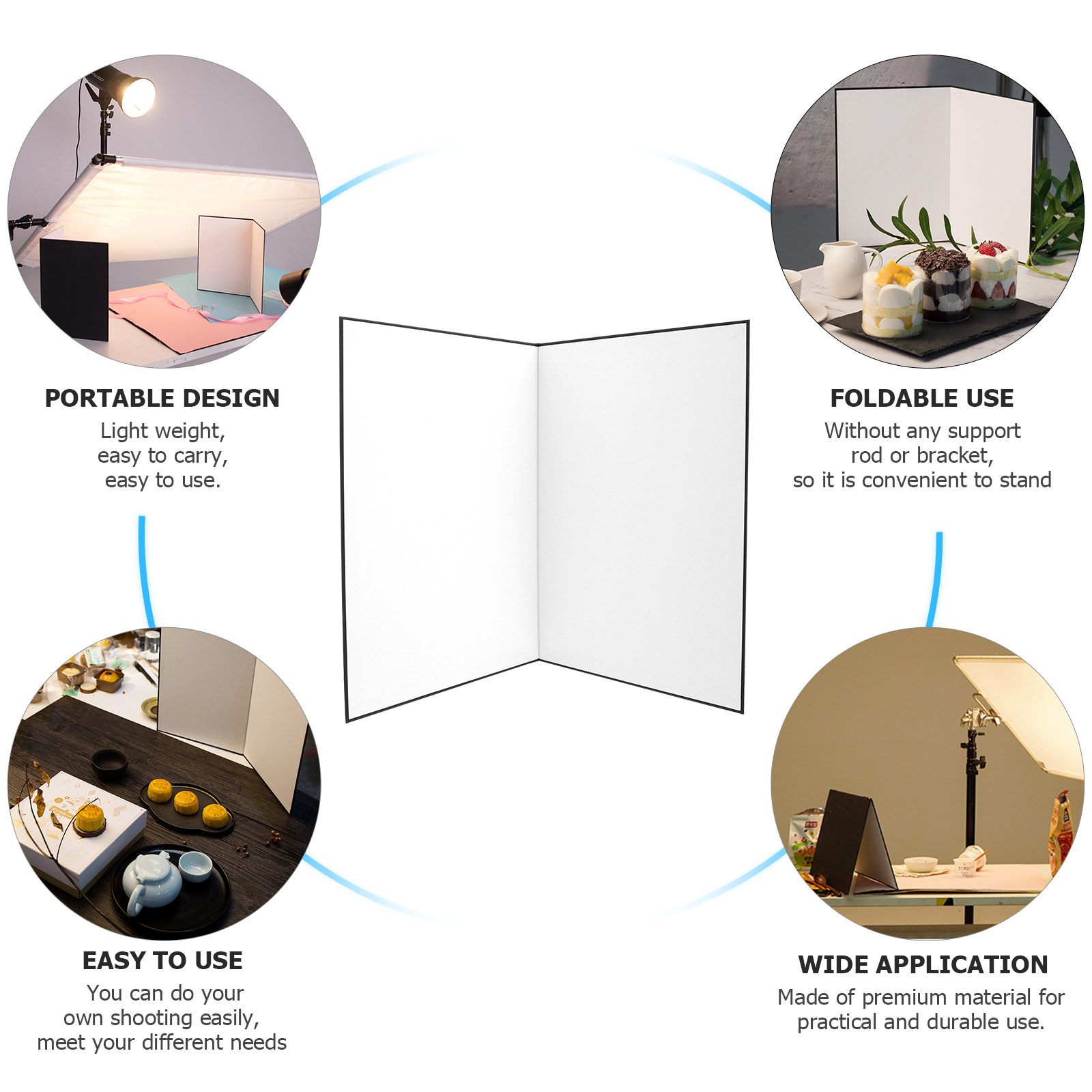 Foldable A3 Photography Reflec - Photography Still Life Lighting recension och pris