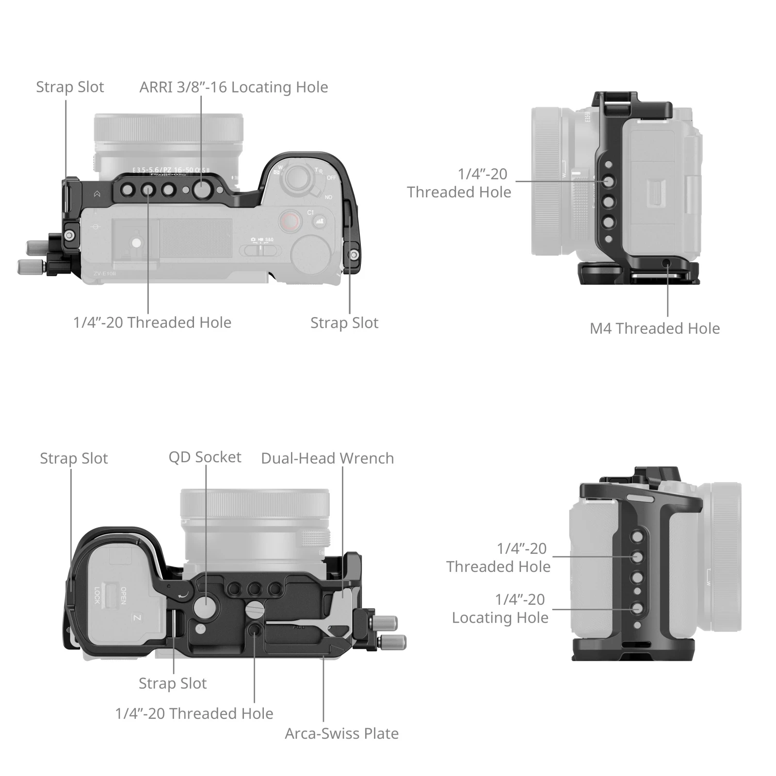 Smallrig HawkLock Quick Releas - Sony Camera Zv-E10 recension och pris