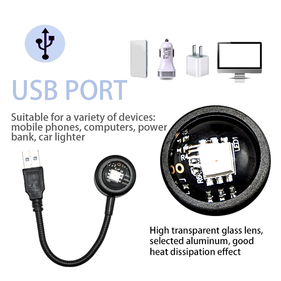 USB LED Sunset Lamp Projector  - Photography Lightning recension och pris