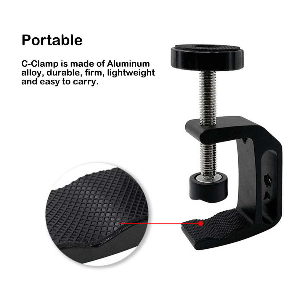 C- Shaped Clamp Aluminum Alloy - Photography Lighting Type recension och pris
