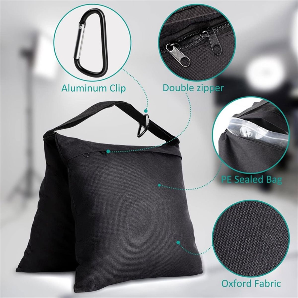DT75BG 8 Packs Sandbags Weight - Light Stand Sandbag recension och pris