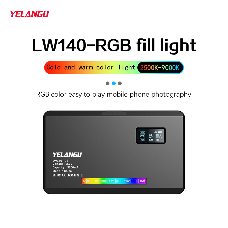 YELANGU RGB LED Video Light W1 - Photography Lightning recension och pris