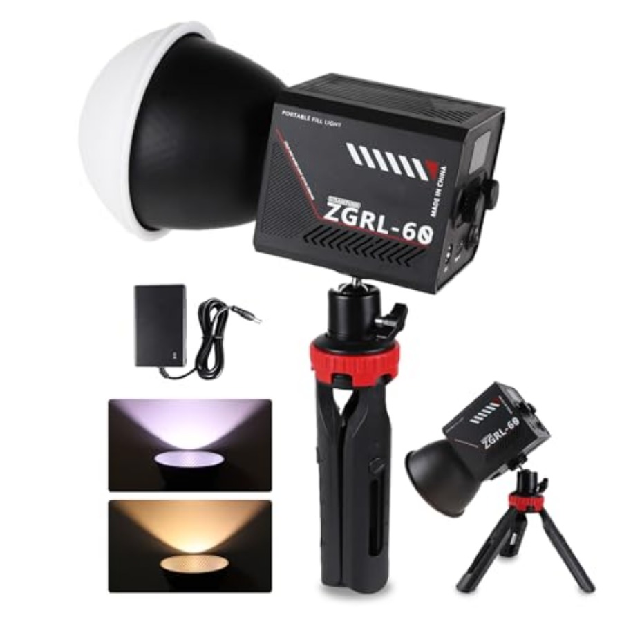 60W COB LED Video Light Handhe - Photography Lighting For Studio recension och pris