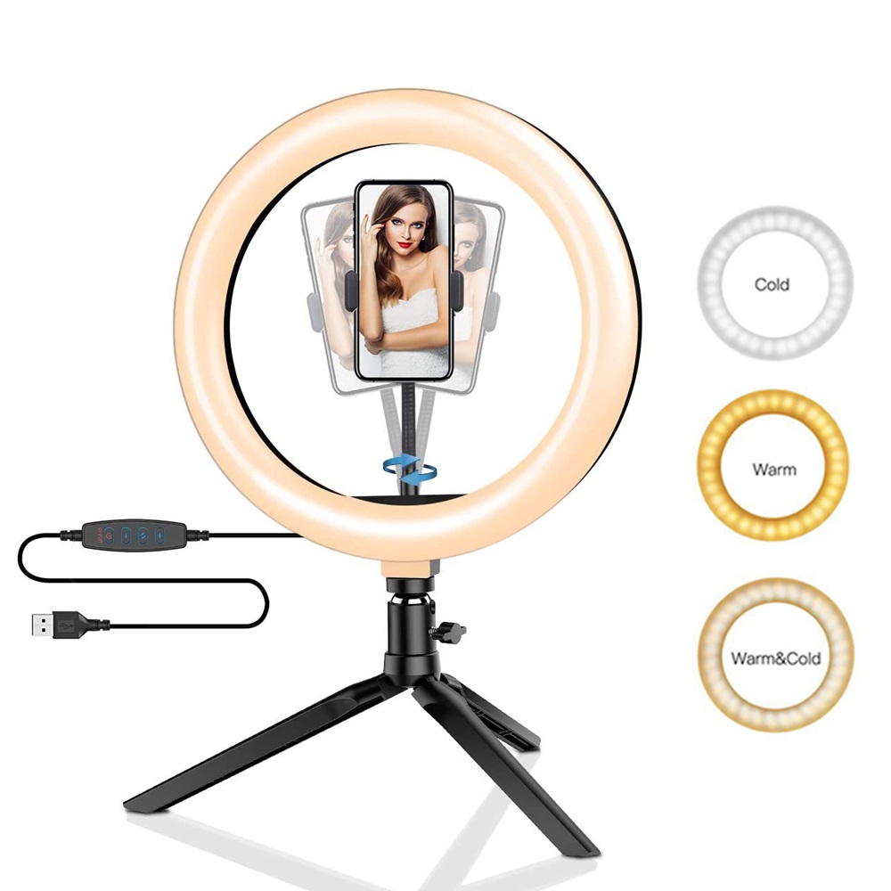 26cm 10 inch Led Ring Selfie L - Photography Lighting Tent recension och pris