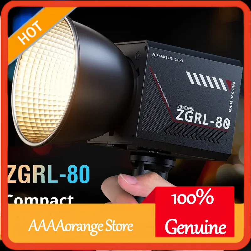 ZGRL80 80W COB LED Video Light - Photography Lighting System recension och pris