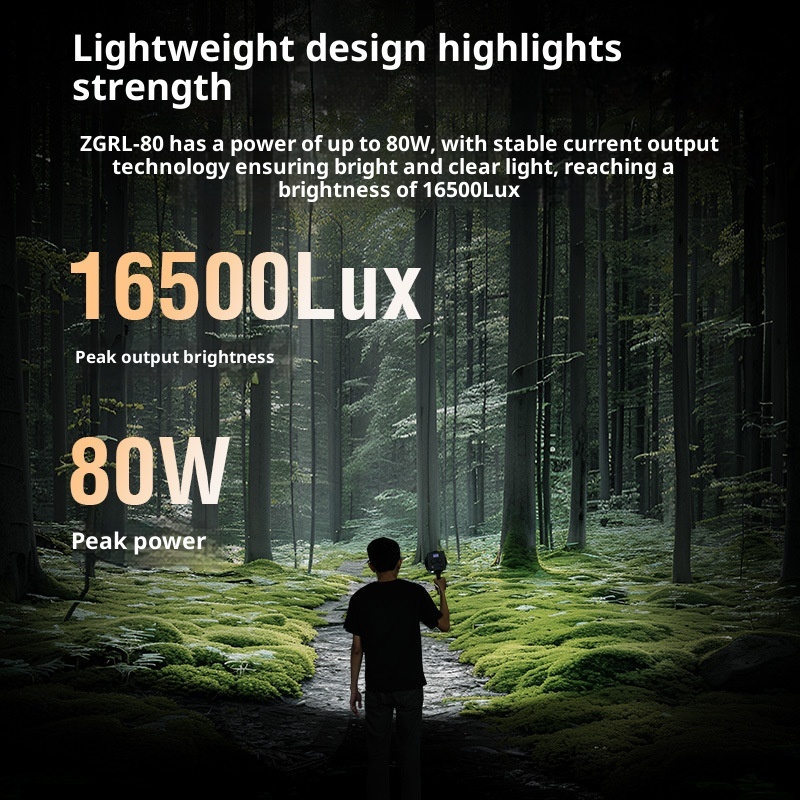ZGRL80 80W COB LED Video Light - Photography Lighting System recension och pris