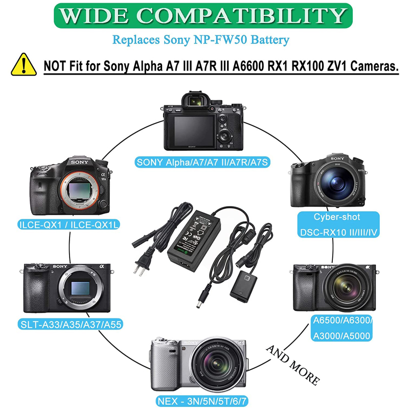 AC-PW20 ZV-E10 NP-FW50 Dummy B - Sony Camera Zv-E10 recension och pris