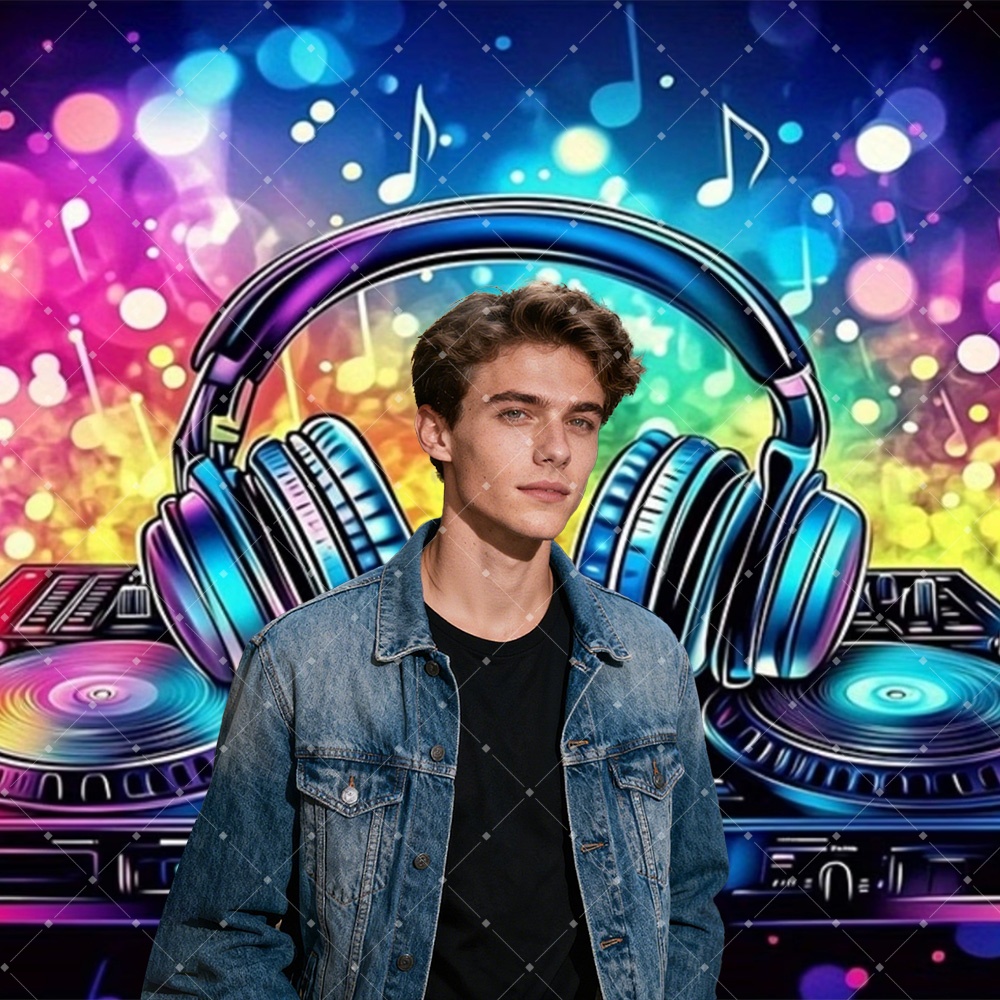 Hip Hop Music DJ Party Decorat - Photography Lighting For Studio recension och pris