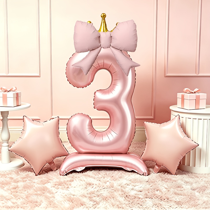 Light Luxury Pink 3D Balloons  - Photography Lighting For Products recension och pris