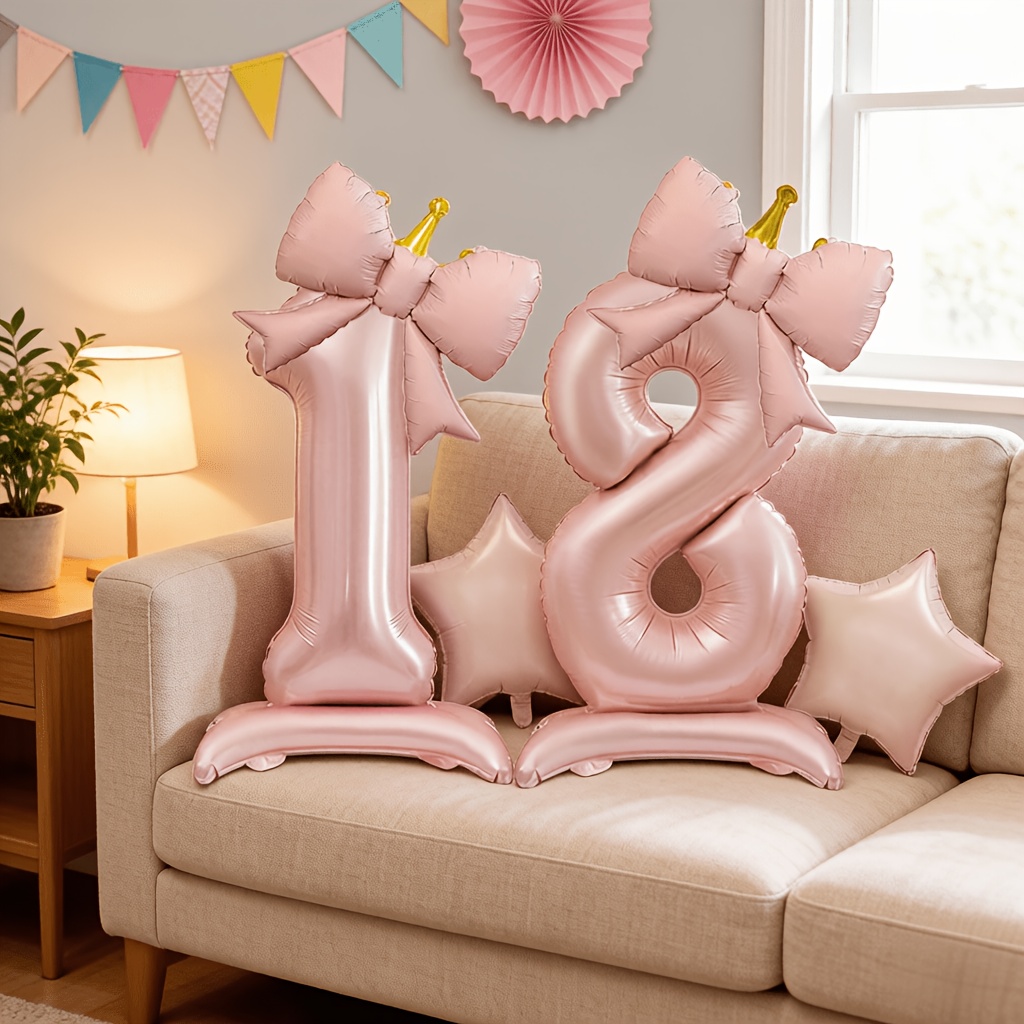 Light Luxury Pink 3D Balloons  - Photography Lighting For Products recension och pris
