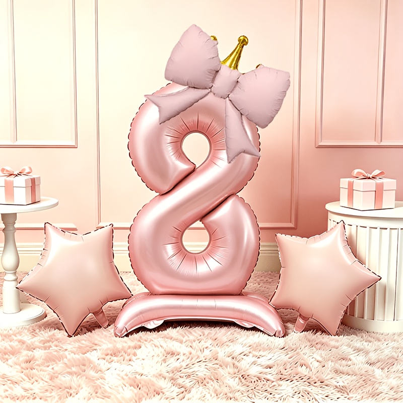 Light Luxury Pink 3D Balloons  - Photography Lighting For Products recension och pris