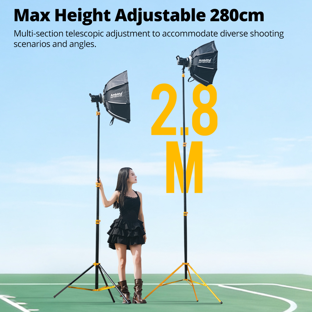 AMBITFUL GM280Y 280cm Professi - Photography Lighting For Products recension och pris