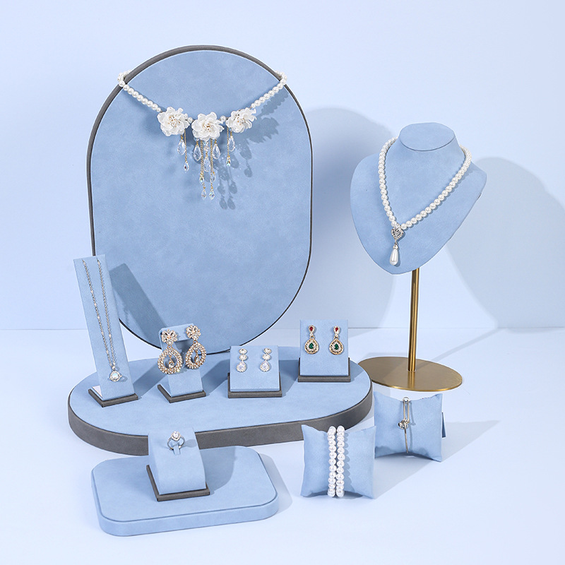 Light Blue Microfiber Jewelry  - Photography Lighting Set recension och pris