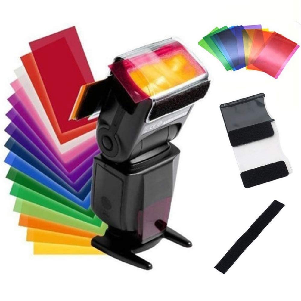 12 Colors Camera Flash Gels Li - Photography Lighting For Products recension och pris