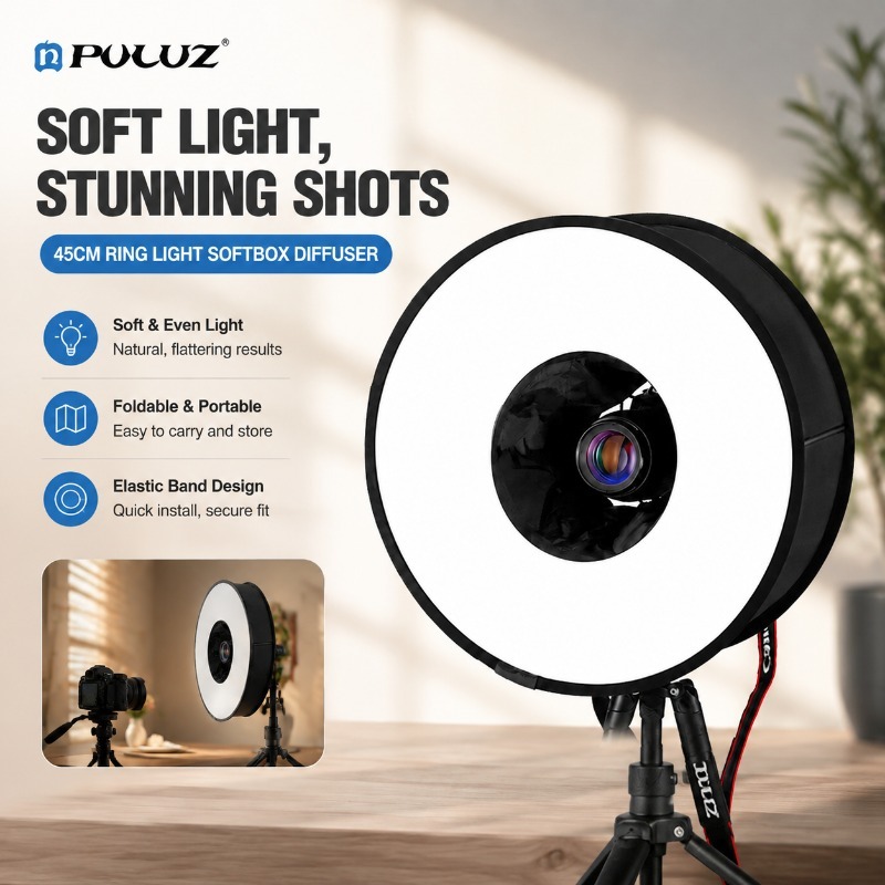 Foldable 45cm Ring‑flash Soft‑ - Photography Lighting Type recension och pris