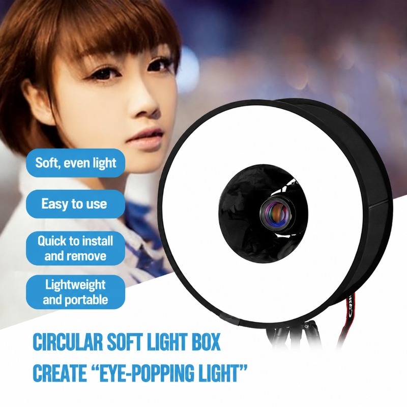 Foldable 45cm Ring‑flash Soft‑ - Photography Lighting Type recension och pris