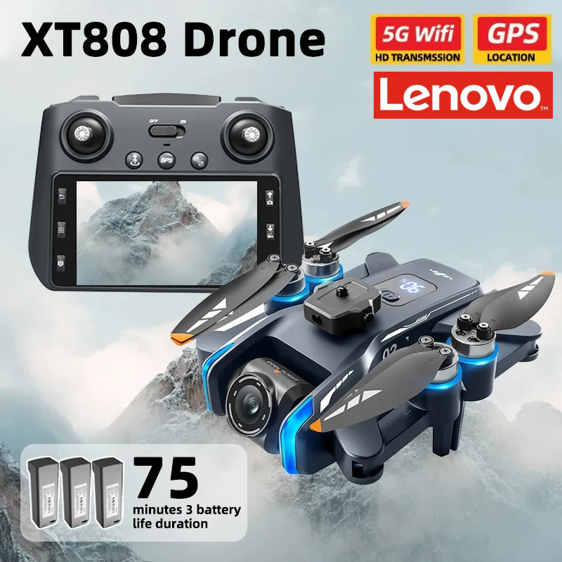 Lenovo XT808 Pro MAX Drone 4K  - Photography Lighting System recension och pris