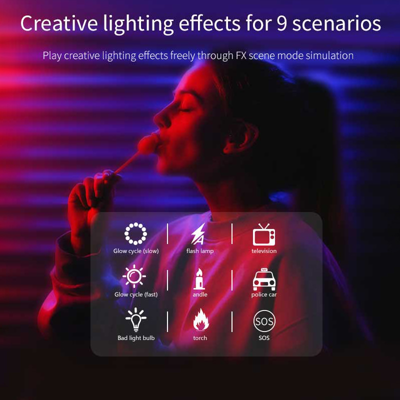 Portable Mini RGB Video Light  - Photography Lighting Lamp recension och pris