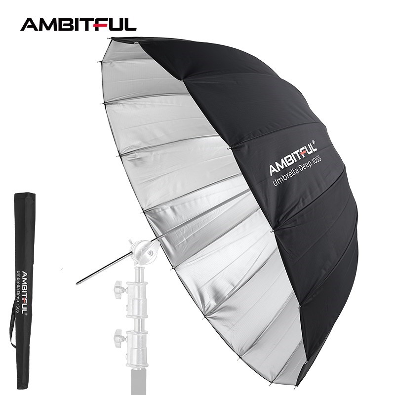 AMBITFUL 105cm 130cm 160cm Dee - Parabolic Umbrella Deep recension och pris