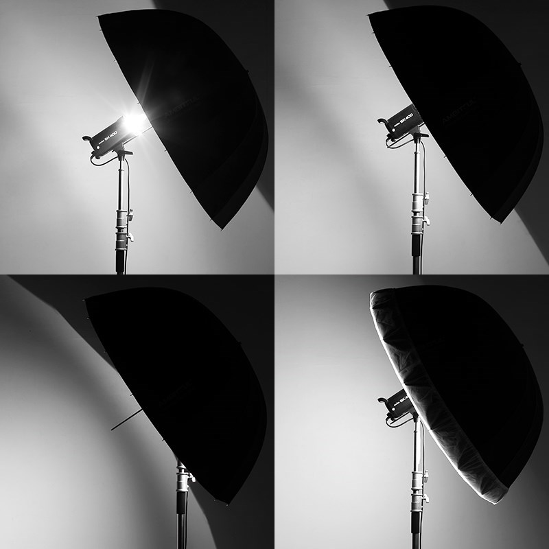 AMBITFUL 105cm 130cm 160cm Dee - Parabolic Umbrella Deep recension och pris